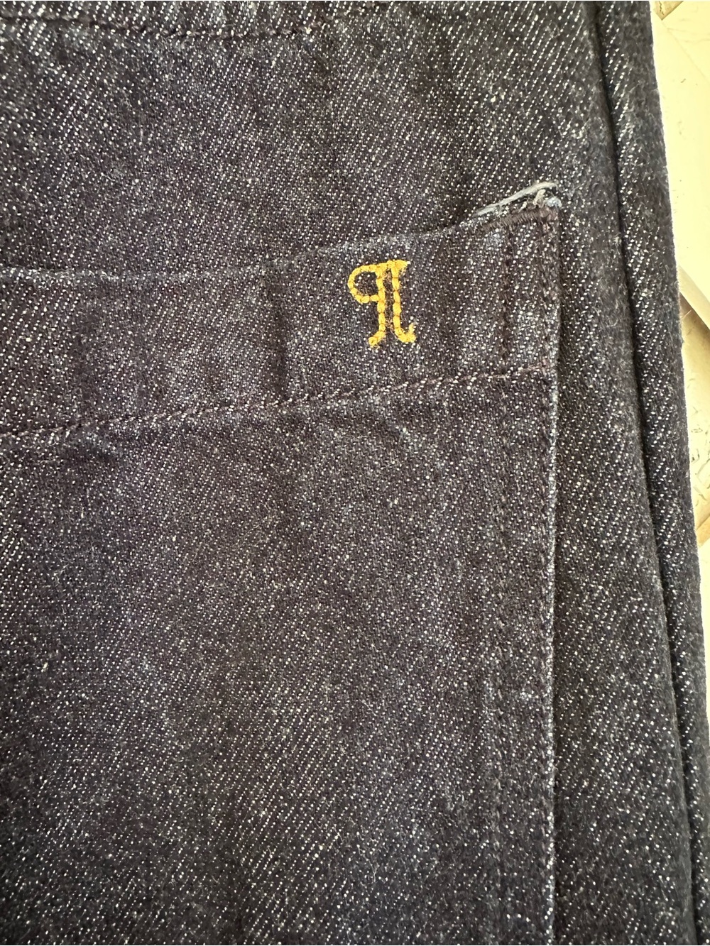 The Adi Mid-Rise Relaxed Flare Pants by Pilcro: Sparkle Edition size 28 - Picture 8 of 15